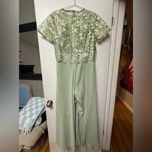 Elegant Green Lace Jumpsuit